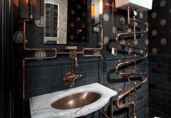 Steampunk Bathroom Dreams Reality