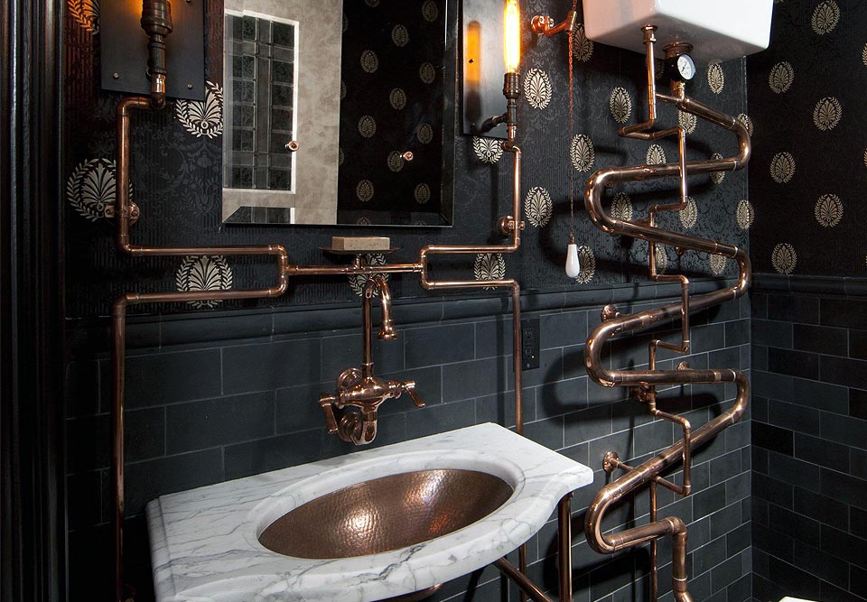 Steampunk Bathroom Dreams? Aladdin Turns Dreams into Reality